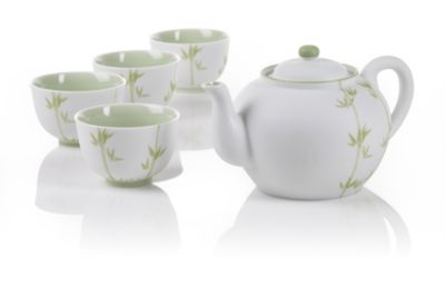 Teavana Bamboo Teapot Set